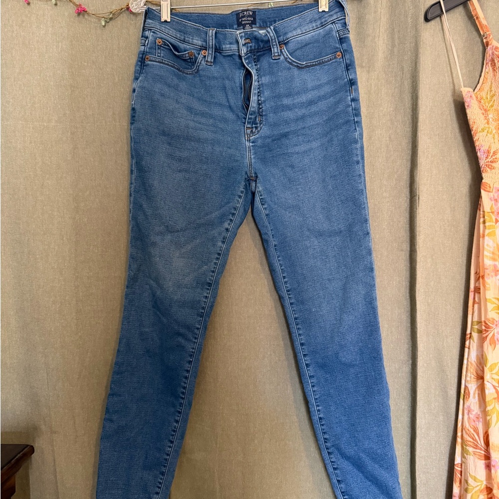 J. Crew Women's Classic Blue Skinny Jeans